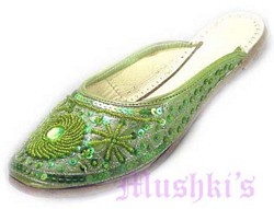 Beaded Slippers - click here for large view
